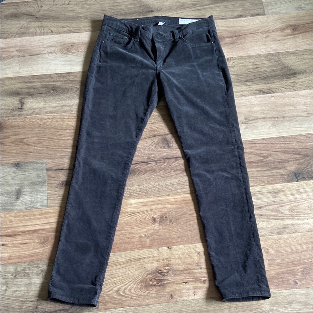 Rag & Bone Charcoal Corduroy Jeans